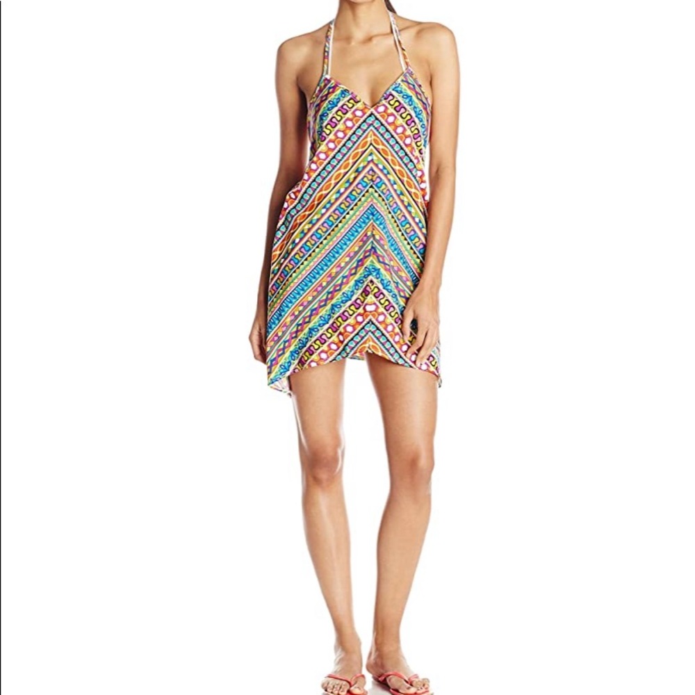 Trina Turk Peruvian Stripe Cover Up Dress